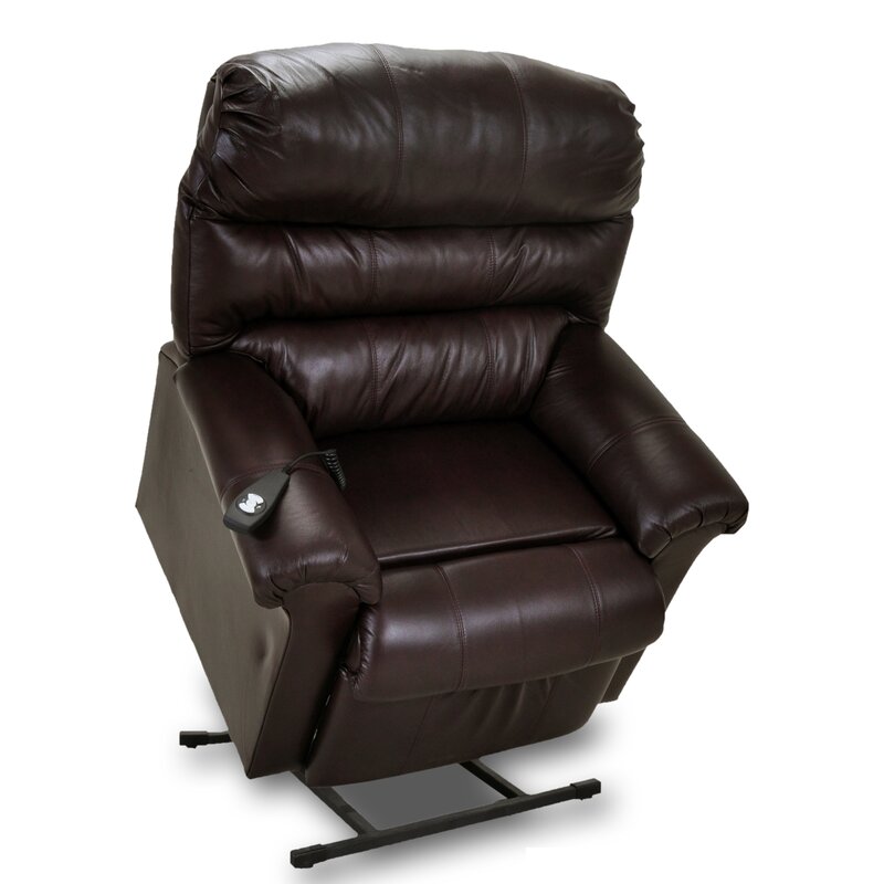 Franklin Chase Leather Power Lift Assist Recliner And Reviews Wayfairca 7061